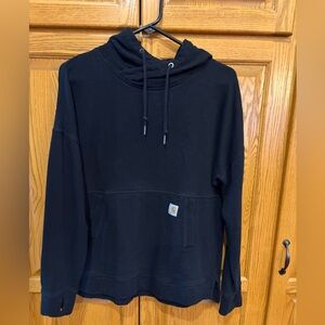 Carhartt Black Cowl Neck Drawstring Hoodie